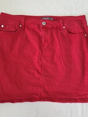 torrid Red Mini Skirt